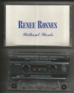 RENEE ROSNES Without Words DIFF ART ADVNCE PROMO CASSETTE TAPE Miles Davis Trk - Picture 1 of 2