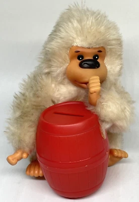 Thumb Sucker Gorilla Plush Coin Bank 5" Russ Baby Gonga Vintage - Image 1 of 4