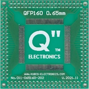 QFP160, LQFP160, MQFP160, SQFP160, TQFP160 0.65mm(0.026") to 4 x IDC2x20 [US] - Picture 1 of 1