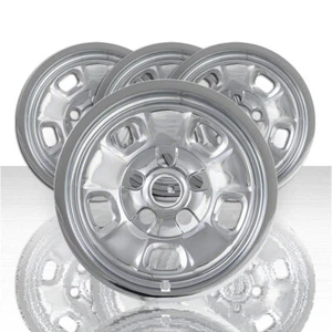 Set of 4 17" 5 Hole Wheel Skins for 2013-2018 Ram 1500/2500/3500 - Chrome - Picture 1 of 5