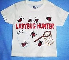 Camisa Ladybug Hunter, Camisa Niñas Dama Insecto, Hecha a Mano Foto 1 de 4