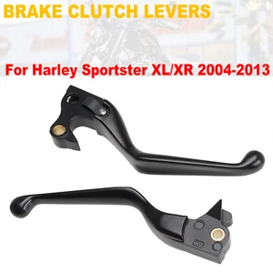 Bremse-Kupplung-Hebel Für Harley Sportster 883/1200 XL/XR 2004-2013 Schwarz - Picture 1 of 9