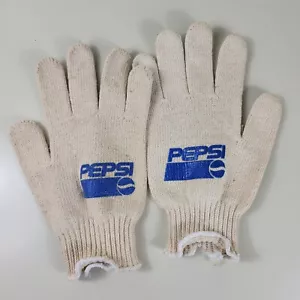 Guantes de trabajo de colección con logotipo de Pepsi Cola coleccionables para empleados raros - Imagen 1 de 7