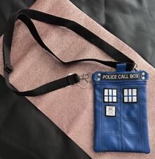 Dr Who Tardis Leather Purse Bag Adjustable 