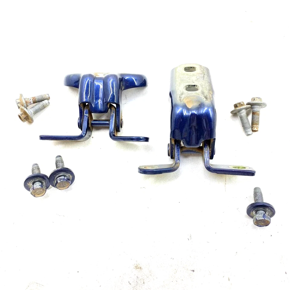 Chevrolet Malibu 2013-2015 bisagra de puerta trasera derecha inferior y superior OEM azul Foto 1 de 4