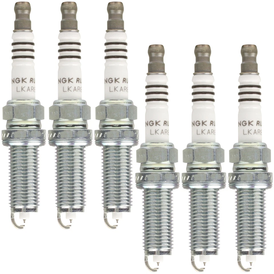 Комплект из 6 рутениевых свечей зажигания NGK HX для Infiniti M37 QX70 Nissan 370Z GT-R V6 - Изображение 1 из 1
