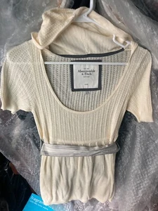 Mujer Auténtico Abercrombie and Fitch Grande Crema - Imagen 1 de 8
