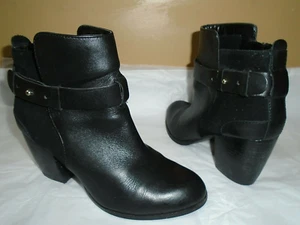 Dune London Leather Ankle Boots Booties Heels Shoes SZ 38 US 7 7.5 - Picture 1 of 12