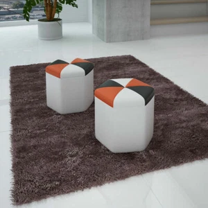 Design Polster Hocker Fußhocker Ottomane Sitz Chaise Gepolstert Pufa FT004 - Bild 1 von 10