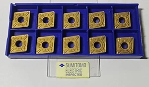 CNMG 543 EGE / 160612N Grade AC830P Carbide Inserts New Sumitomo - Pack Of 10 - - Picture 1 of 4