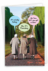 Beer Hearing: Hysterical Birthday Printed Card with Envelope