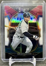 2023 Panini Select Baseball EDGAR MARTINEZ Tri Color Prizm! Seattle Mariners HOF