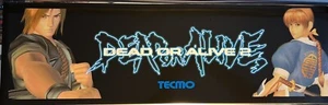 Dead or Alive 2 Arcade Marquee 26" x 8" - Picture 1 of 5