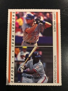 1994 Red Foley Best Baseball Book Ever Larry Walker Marquis Grissom Expos