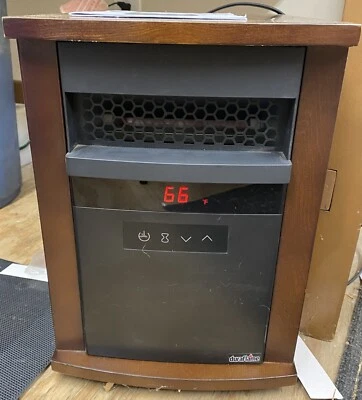 Calentador Eléctrico Infrarrojo Rodante Calidad Duraflame, 1500W, Con Control Remoto Usado Foto 1 de 4