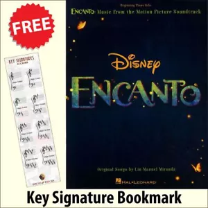 Disney Encanto Beginning Piano Solo Music Book + FREE Key Signature Bookmark - Picture 1 of 13