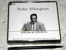 SEALED DUKE ELLINGTON GOLDEN GREATS 3 CD BOX SET 66 SONGS HITS SHIPS FROM N.Y.