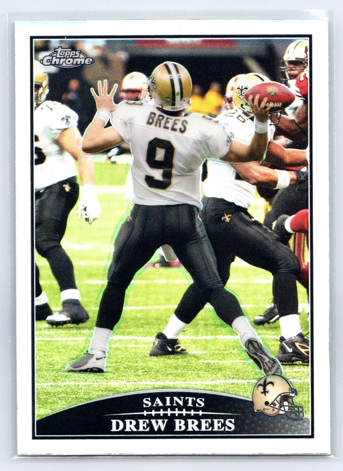 2009 Topps Chrome Refractor Drew Brees #TC26 - Image 1 of 2
