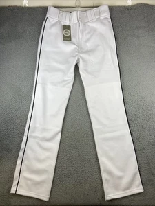 Marucci Doubleknit Piped Straight Leg White Pant Baseball Men’s Medium NWT - Picture 1 of 13