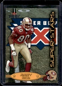 2002 Fleer Throwbacks Jerry Rice Super Stars #1 SS Francisco 49ers - Picture 1 of 2
