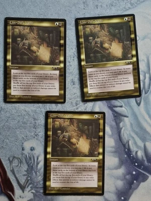 Lim-Duls Vault x 3 - Alliances - Magic the Gathering - MTG - Light Play/Moderate - Image 1 of 4