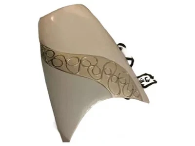 FORMANO Vase Modern Weiß Keramik Oval 24,5 cm Dekovase Blumenvase - Bild 1 von 2