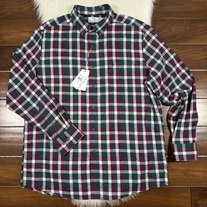 Southern Tide Size XL Cobblestone Plaid Beach Flannel Long Sleeve Shirt Button - Picture 1 of 11