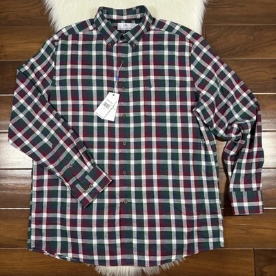 Southern Tide Size XL Cobblestone Plaid Beach Flannel Long Sleeve Shirt Button - Image 1 of 4