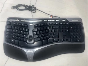 Microsoft Natural Ergonomic Keyboard 4000 v1.0 Model 1048 KU-0462 TESTED - Afbeelding 1 van 7