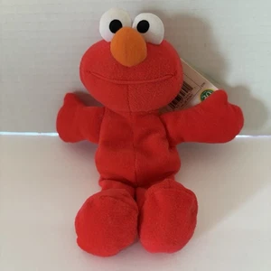 1997 Vintage Tyco 6" Sesame Street Beans Elmo Plush New With Tag - Picture 1 of 8