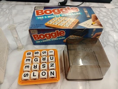 Boggle - The Three Minute Word Game by Parker 1992 - Image 1 of 3