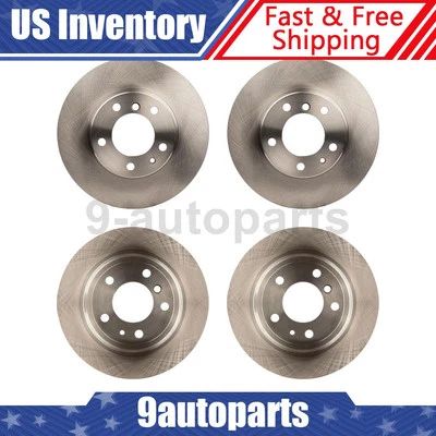 Rotores de freno de disco delanteros y traseros para 1989 1990 1991 1992 1993 1994 1995 BMW 525i Foto 1 de 4