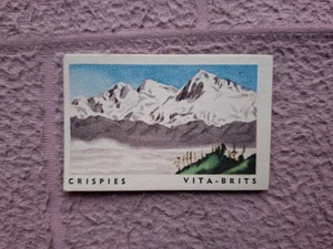 NABISCO - VITA BRITS - FAMOUS PEOPLE & PLACES #58 MOUNT EVEREST  GD+ - Picture 1 of 2