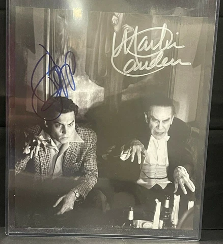 Signed Photo Martin Landau / Johnny Depp AUTOGRAPH "Ed Wood" Movie DUAL AUTO Cover