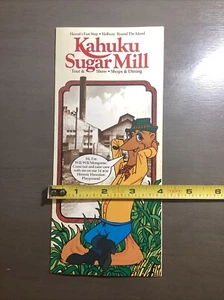 Vintage Kahuku Sugar Mill Tour Brochure In Hawaii B42 - Picture 1 of 10
