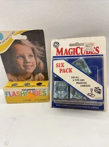 Flash Cubes Vintage 6 Cubes - Picture 1 of 1