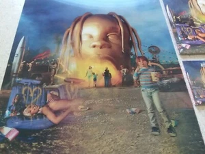 Travis Scott Astroworld Day and Night 3D Holographic Lenticular Poster 18” x 24” - Picture 1 of 11