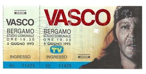 VASCO ROSSI Raro biglietto CON MATRICE Gli Spari Sopra 1993 Bergamo - Foto 1 di 1