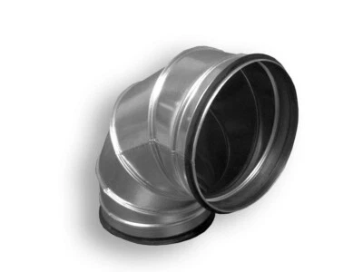 MARKENLOS Bogen Winkel 90° NW 80 - 710 mit Gummilippe