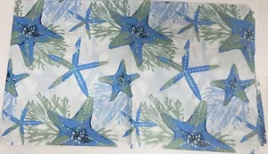 Tovaglia sottile in vinile Peva 52" x 70" ovale, SEALIFE, STELLE MARINE E ALGHE, GR - Foto 1 di 20
