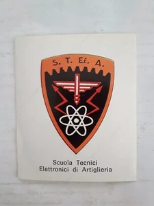 Patch Adesivo Scuola Tecnici Elettronici di Artiglieria collezionismo Militare - Picture 1 of 1