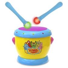 Yo Gabba Gabba Music Light Up Drums Drum Set Musical Instrument Toy