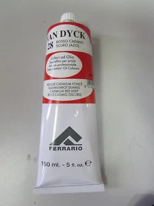 Ferrario VAN DYCK feinste Ölfarben Cadmiumrot tief #28 150ML -- TOP QUALITÄT - Bild 1 von 1