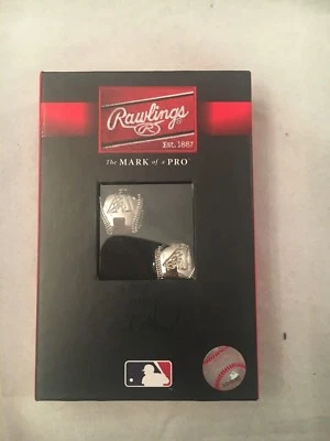 Gemelos Arizona Diamondbacks NUEVOS grabados enchapados en rodio. Regalo de béisbol MLB Foto 1 de 4