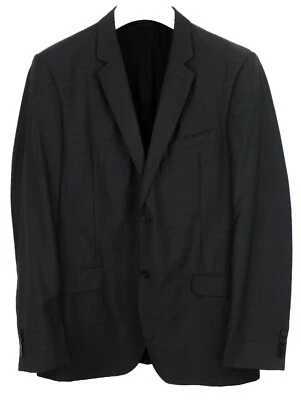 Calvin Klein Blazer Men (UK) 41 Single Breasted Wool Notch Lapel Gray - Image 1 of 4