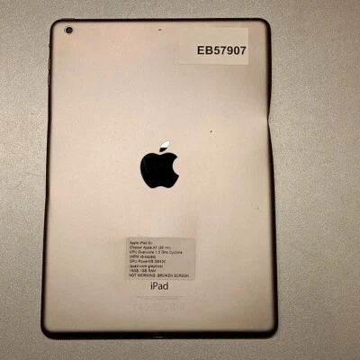 Apple IPAD Air (A1474) 16GB - No Laboral,Roto Pantalla,Bent Cuerpo,Para Piezas - Imagen 1 de 4