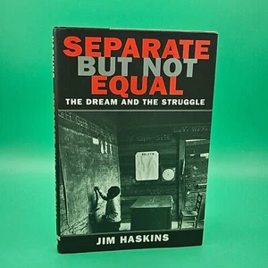 Getrennt, aber nicht gleich: Der Traum und der Kampf Jim Haskins SIGNIERT Hardcover - Bild 1 von 5