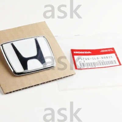 Genuine Honda NSX NA1 NA2 NH545P Neutron White Pearl Front Emblem Foto 1 de 3