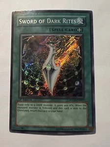 Yugioh Sword of Dark Rites FOTB-EN067 2007 1st Edition Secret Rare  - Picture 1 of 13