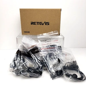 Earpieces ONLY x8 Pack Retevis C9003B 2 Way Radio Earpieces EAK001 - Picture 1 of 5